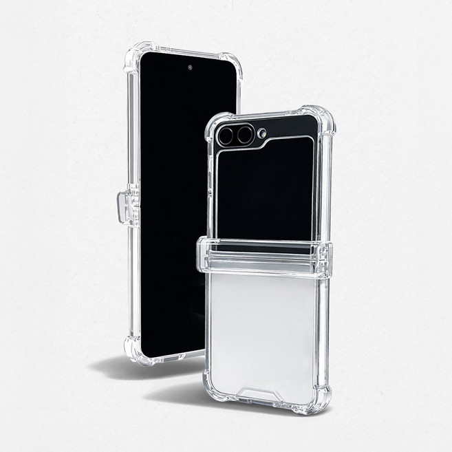 이케미 힌지보호와 맥세이프 클리어 젤하드 케이스