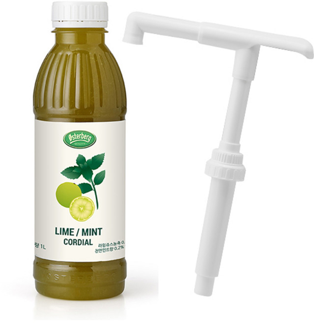 오스터버그 라임민트 크러쉬 1L 펌프세트