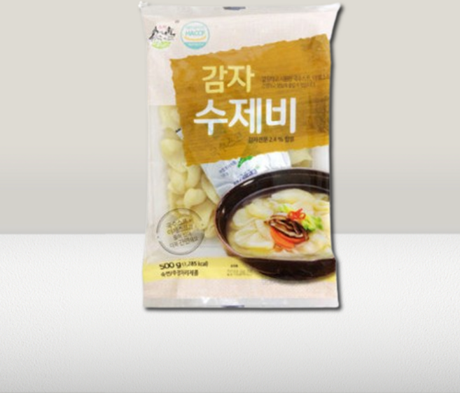 송학식품 감자수제비500g (박스) - 스프포함, 500g, 10개