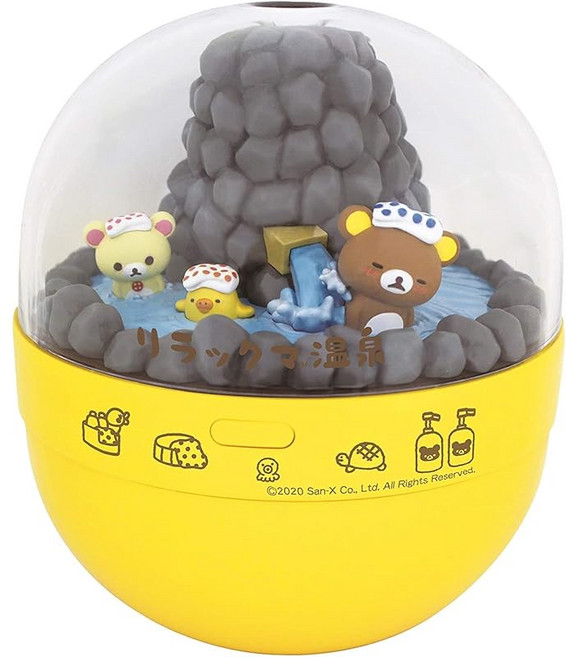 샤인(Shine) 리락쿠마 온천 가습기 패키지 크기 W120×H135×D120mm, 상세페이지 참조