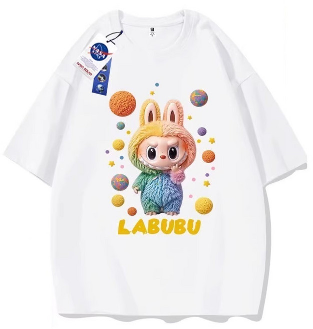 라부부 반팔 티셔츠 패밀리룩 커플룩 주니어 성인 반소매