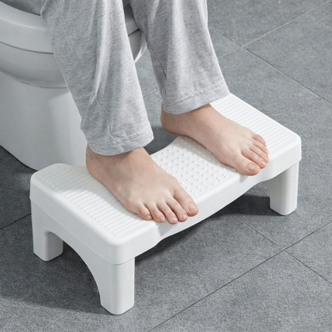 인슈퍼 속시원한 변기 발 받침대 배변 도우미, 1개, 화이트