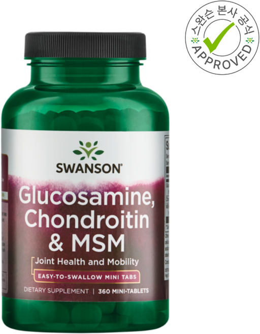 호바흐 글루코사민 콘드로이틴 MSM 3600mg 캐플렛, 1개, 360정