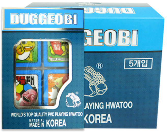 참조은 두꺼비 특수 보안 화투 청색 1BOX (5개입), 1개