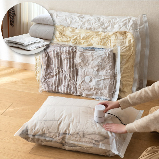 애아리빙 대형 겨울 이불 카페트 정리 압축팩, 1세트, 3개입