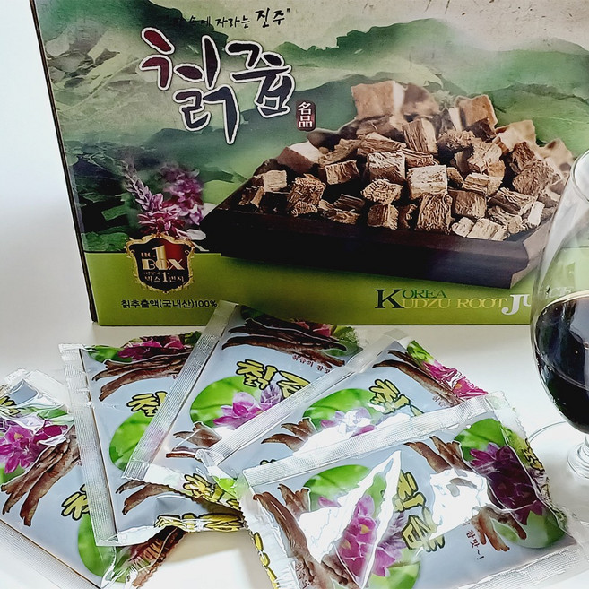 약초나라 국내산 칡즙 효능 칡뿌리 갈근 칡, 칡즙 2박스 ( 100ml x 120포 )