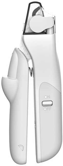 픽앤고 LED 라이트 강아지 고양이 발톱깎이, 1개, 화이트