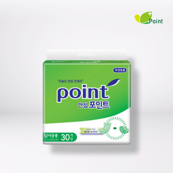 안심 포인트 속기저귀 일자형 21X50cm 최근제조 1팩30매, 6개, 30개입