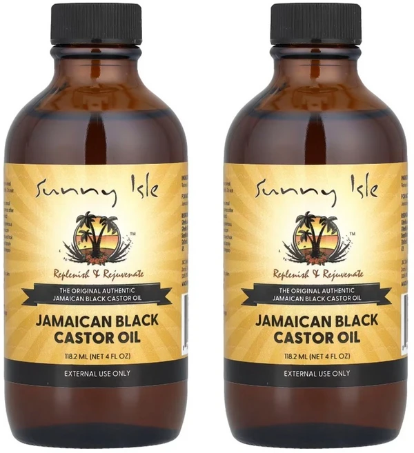 써니아일 자메이칸 블랙 캐스터오일 118ml 2개 촉촉한 윤기 멀티오일 - 쿠팡