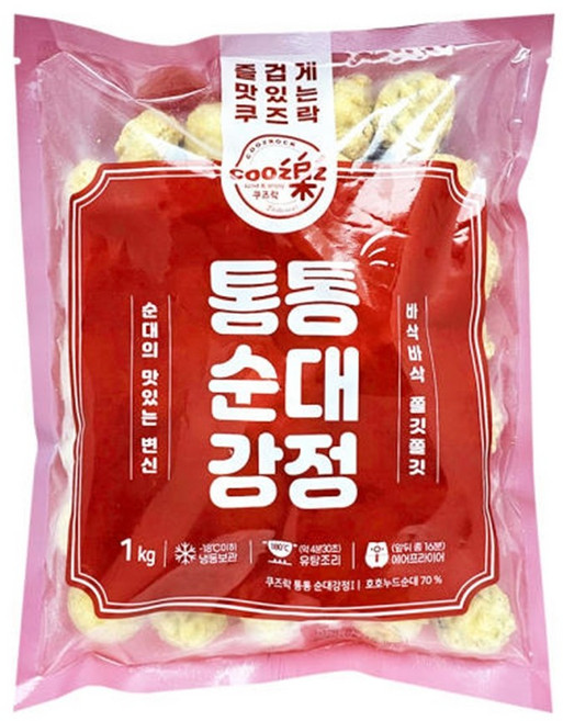 쿠즈락 통통 순대 강정 튀김 1kg, 1개