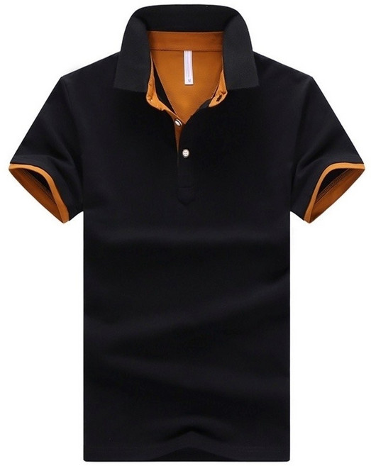 男士商務POLO衫 短袖 透氣舒適 素面修身 大尺碼多色可選