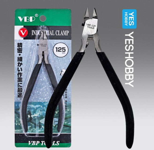 VBP120 건프라 프라모델 니퍼 고급 양날 정밀니퍼 PN120, 1개, 블랙