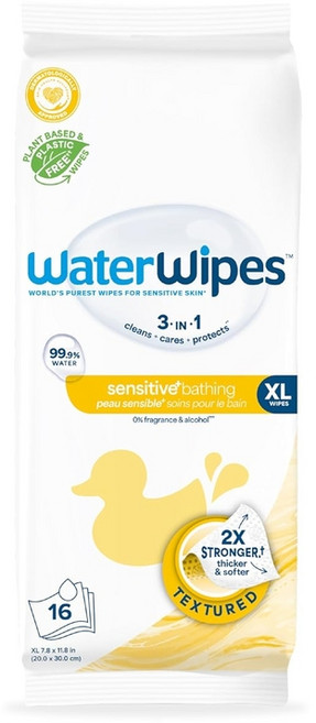 워터와이프 Sensitive+ 아기 물티슈 16매 여행용 휴대용