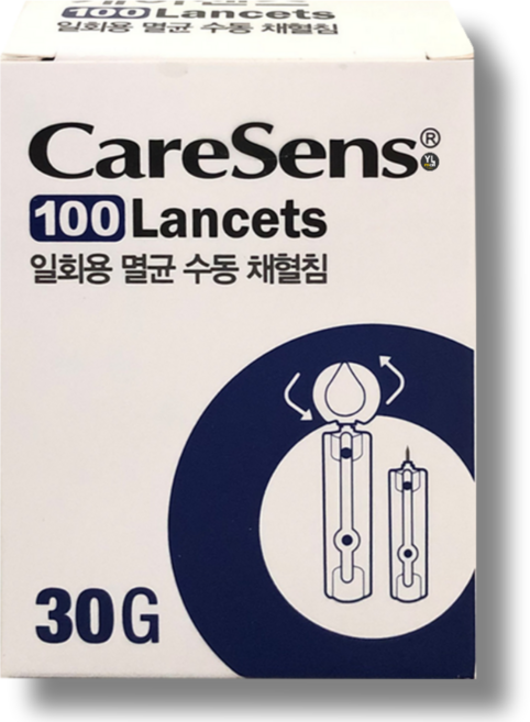 YL와이엘 당뇨침 채혈침 혈당침 케어센스란셋 30G, 100개입, 2박스