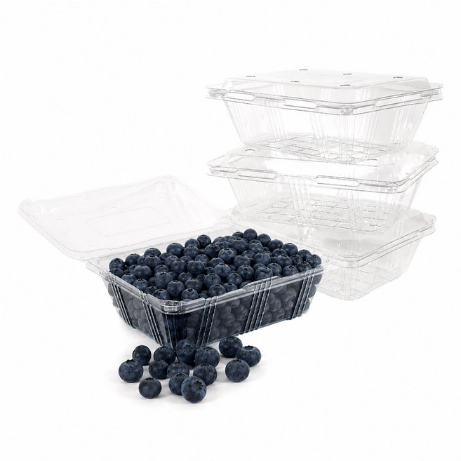 과일포장 PET용기 블루베리 1Kg KMD-800 1박스(200개입), 1세트, 200개