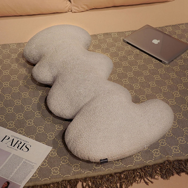 앤티키 꽈배기 긴 쿠션 바디필로우, 그레이