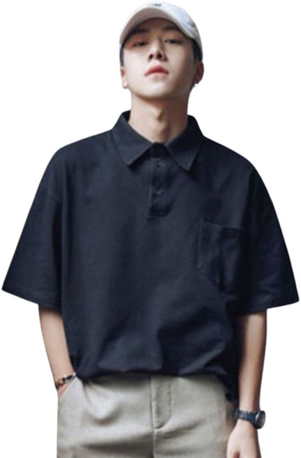 【POLO有口袋】短袖POLO衫 網眼布 立領純棉商務 團體服 工作服