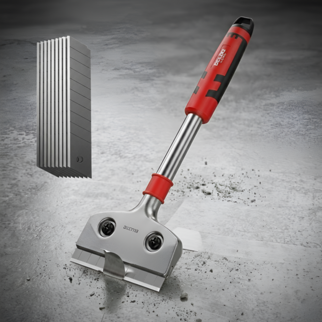 스티커 제거기 칼날 스크래퍼 + 리필날 세트, 1세트