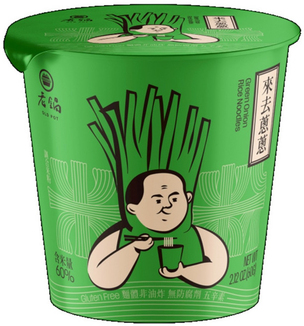 老鍋 米粉 蔥蔥口味, 1個, 來去蔥蔥