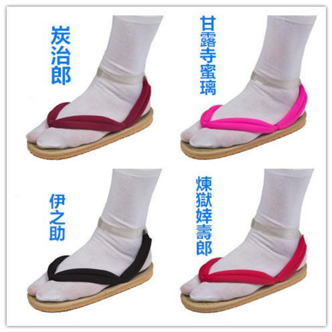 鬼滅之刃 Cosplay 木屐鞋 - 煉獄婞壽郎款 24CM（34-38均碼）