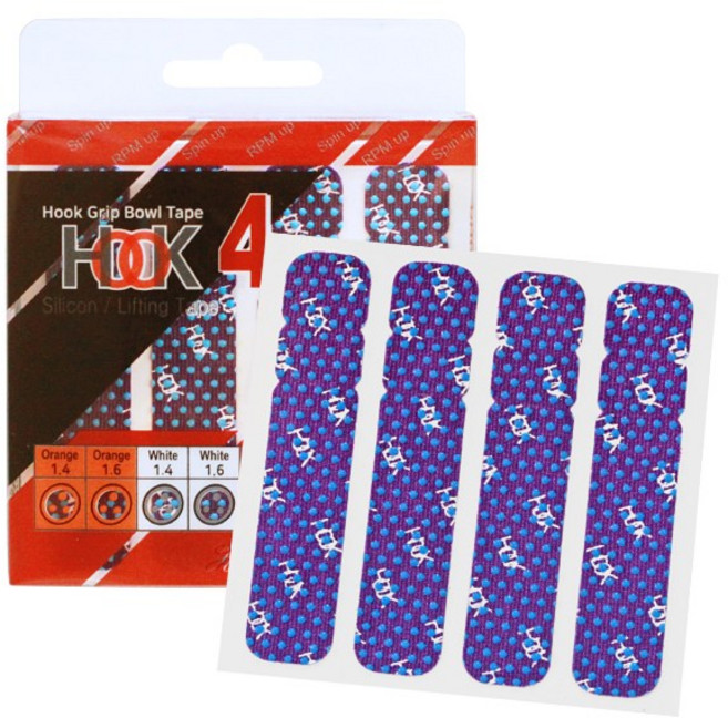 훅 다목적 실리콘 프리컷 테잎 볼링테이프 중약지 리프팅 강화 인서트테잎 볼링용품, No.4 퍼플