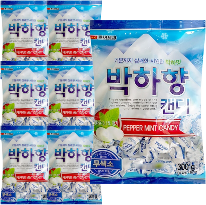 동아제과 박하향캔디, 300g, 7개