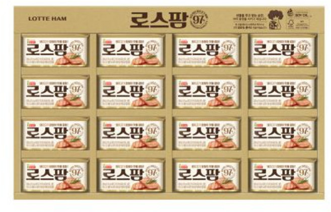 로스팜 한돈한우 특호 롯데햄 명절선물세트, 1개