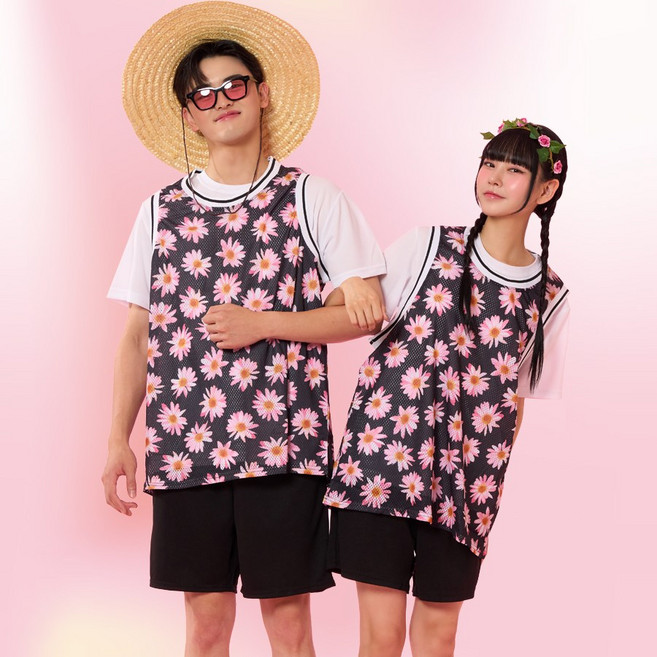 블로썸나시 반티세트 민들레 농구나시 체육대회