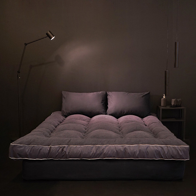 [미니멀룸] 자가발열 양면토퍼 (S/SS/Q), 다크그레이, 스탠다드(3kg)