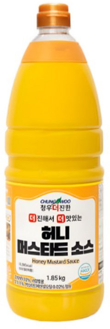 청우 허니 머스타드 소스 1.95kg (유통기한 임박), 1개