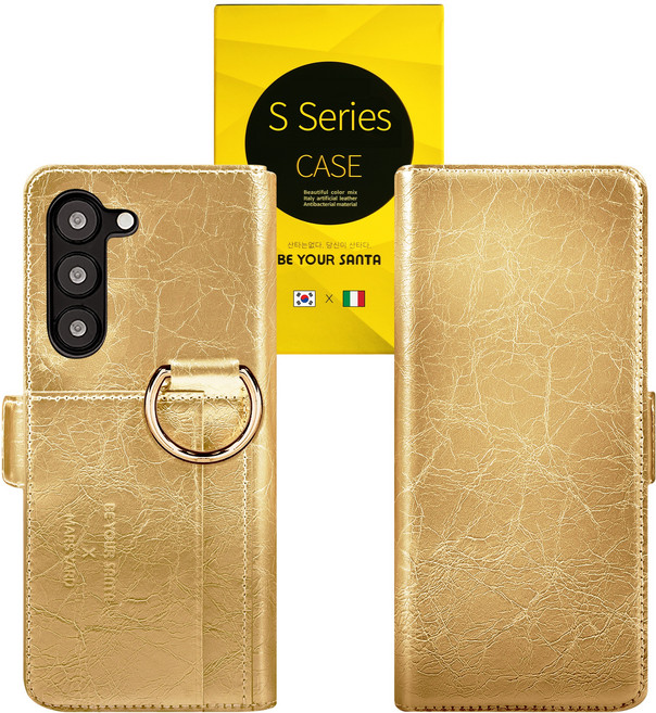 비유어산타 갤럭시S24 25 26 핸드폰케이스 프리미엄가죽 유해전자파 차단 카드 지폐 지갑 플로렌스 마스야드