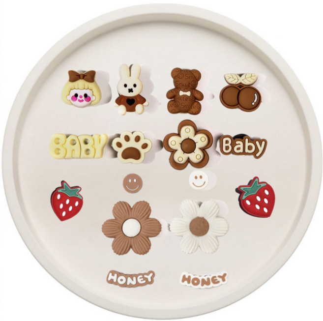 BAEny배니 귀여운 감성 가득 신발 가방 장식 파츠 16종