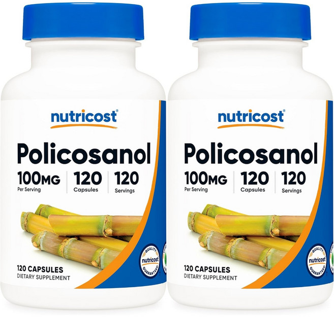 뉴트리코스트 폴리코사놀 100mg, 120개, 2개