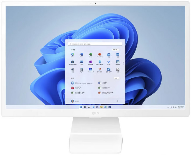 일체형PC 24V50N 10세대 i5 램16G SSD 240 무선 WiFi 24인치 화면 윈도우11 가정용 사무용 올인원PC, WIN10 Home, 240GB, 16GB, 화이트