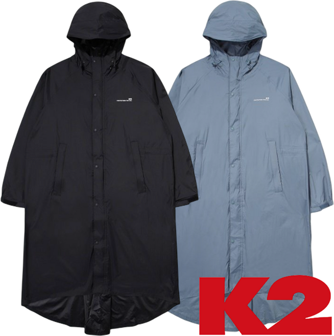 매장발송 k2 남여공용 경량 레인코트 여름 캠핑 야영 콘서트 장마 등산