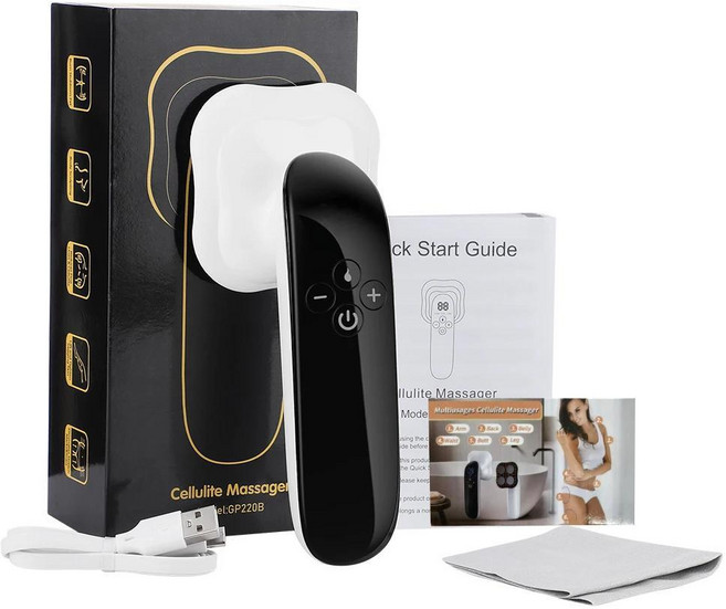 무선 전기 바디 마사지기 지방 제거기 배 허리 팔 다리 엉덩이용 휴대용 조형 기계 피트니스 웰니스용, 1개