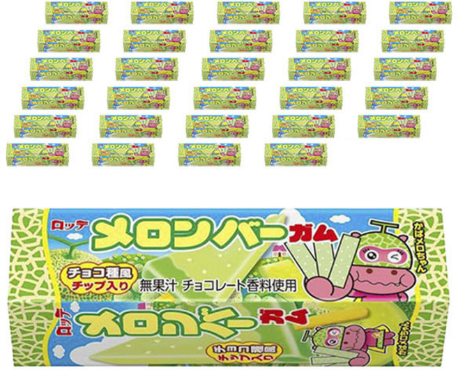 스이카바 멜론바 껌 9개입, 30개