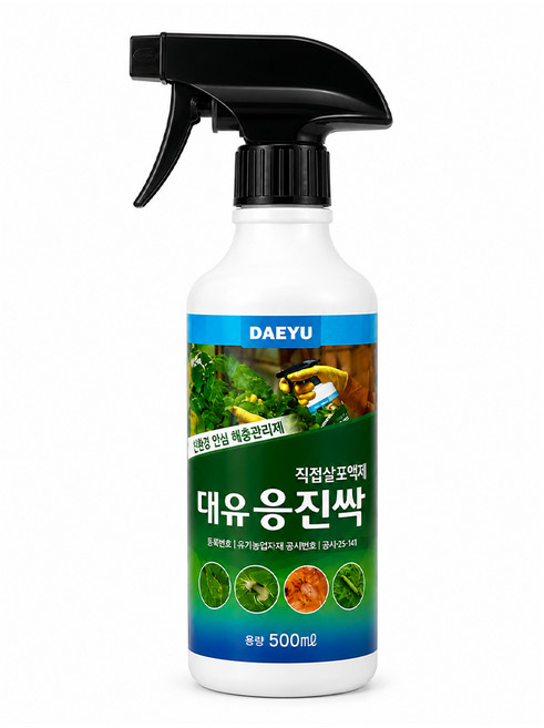 대유 응진싹 스프레이 500ml - 가정용 친환경 충해관리제, 1개