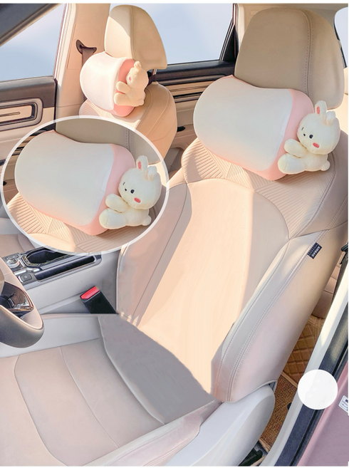 더빌리언 자동차 귀여운 목쿠션 목베게 메모리폼, 1개, M-2 목쿠션