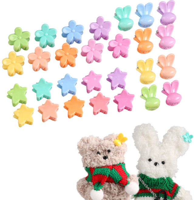 [모핸] 디스코핀 미니 집게핀(120개) / 모루 인형 장식 핀 재료, 혼합, 1개