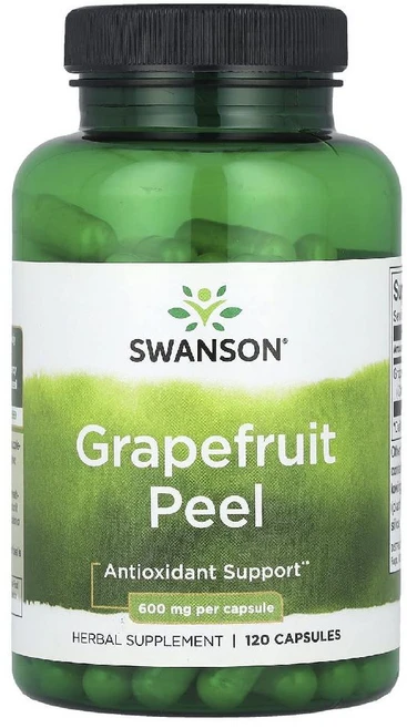 스완슨 자몽 껍질 600mg 캡슐 120정, 1개 - 쿠팡