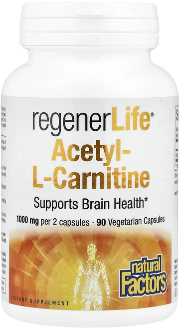 새해 첫좋은선물 Natural Factors RegenerLife® 아세틸 카르니틴 베지 캡슐 90정(캡슐 1정당 500mg) 제대로 할인합니다, NaturalFactorsRegenerLife아세틸카르, 1개 - 쿠팡