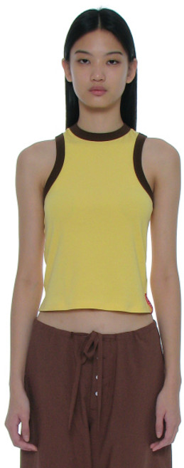 [파르티멘토] WOMEN PWC 컬러블락 레이서백 탱크_4컬러