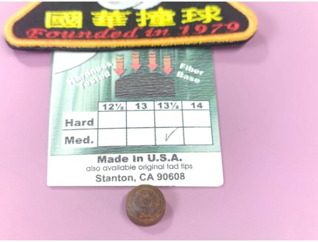 國華撞球 美國進口TAD皮頭撞球桿 提升撞球體驗, 1個, M