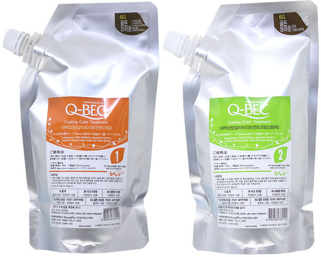 큐백 염색약, 1개, 3N 다크브라운