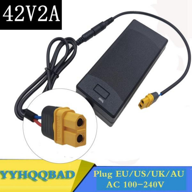 XT60 커넥터가 있는 36V 0S 8650 배터리 팩용 42V 2A 범용 배터리 충전기, 03 UK, 03 UK