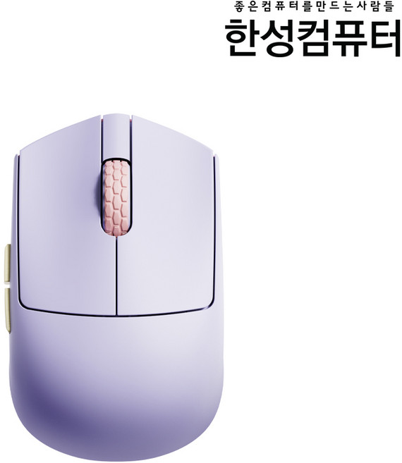한성컴퓨터 OfficeMaster 3모드 사무용 마우스 M5 Nano, (저소음 스위치) 퍼플하트