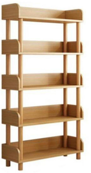 책장 모던 심플 선반 거실 쇼케이스 가정용 사물함 바닥 방진 선반 책장, 화이트 60*24*91CM, 1개