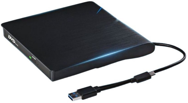 4K 블루레이 플레이어 스트리밍 dvd USB 그레이 3.0 외장형 다기능, A.USB3.0+타입-c