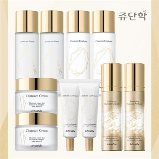 한국화장품 쥬단학 천삼 기초 10종 세트, 1개